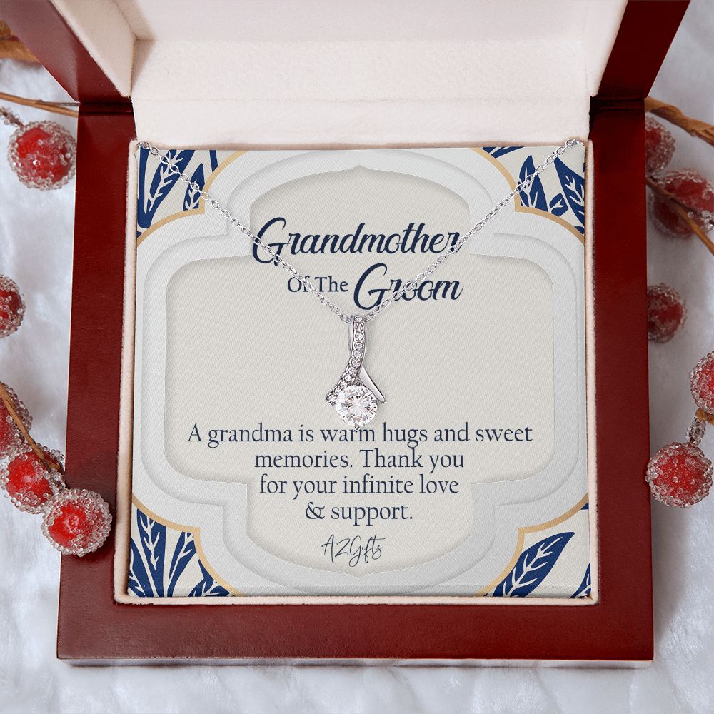 To My Grandmother Necklace, Gift for Grandmother Necklace, Mothers Day Gift For Grandma Nana, Grandma Jewelry From Grandchildren GrandKids , Jewelry Box Gift For Grandma Grandmother3 Alluring Beauty Necklace