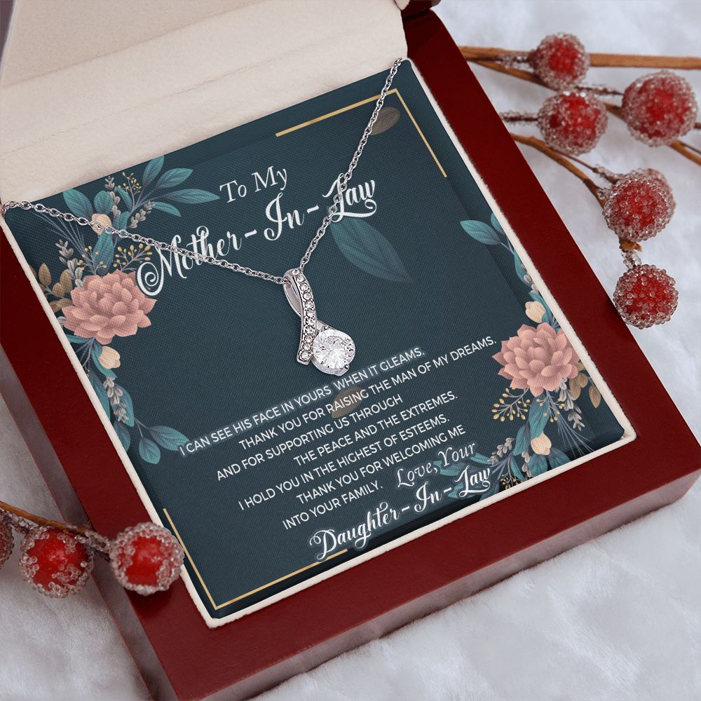 Mother in Law Necklace, Jewelry for Women, Future Mother in Law Gifts from Daughter in Law, Mother of Bride Gifts For Mother in Law, Birthday Gifts For Mother In Law From Daughter In Law2 Alluring Beauty Necklace