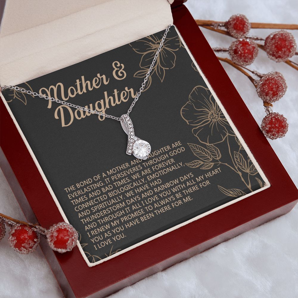 Mother Daughter Necklace Mothers day Necklace Mother Daughter Gift Mother Daughter Jewelry Gift For Daughter From Mom Daughter Mother Alluring Beauty Necklace
