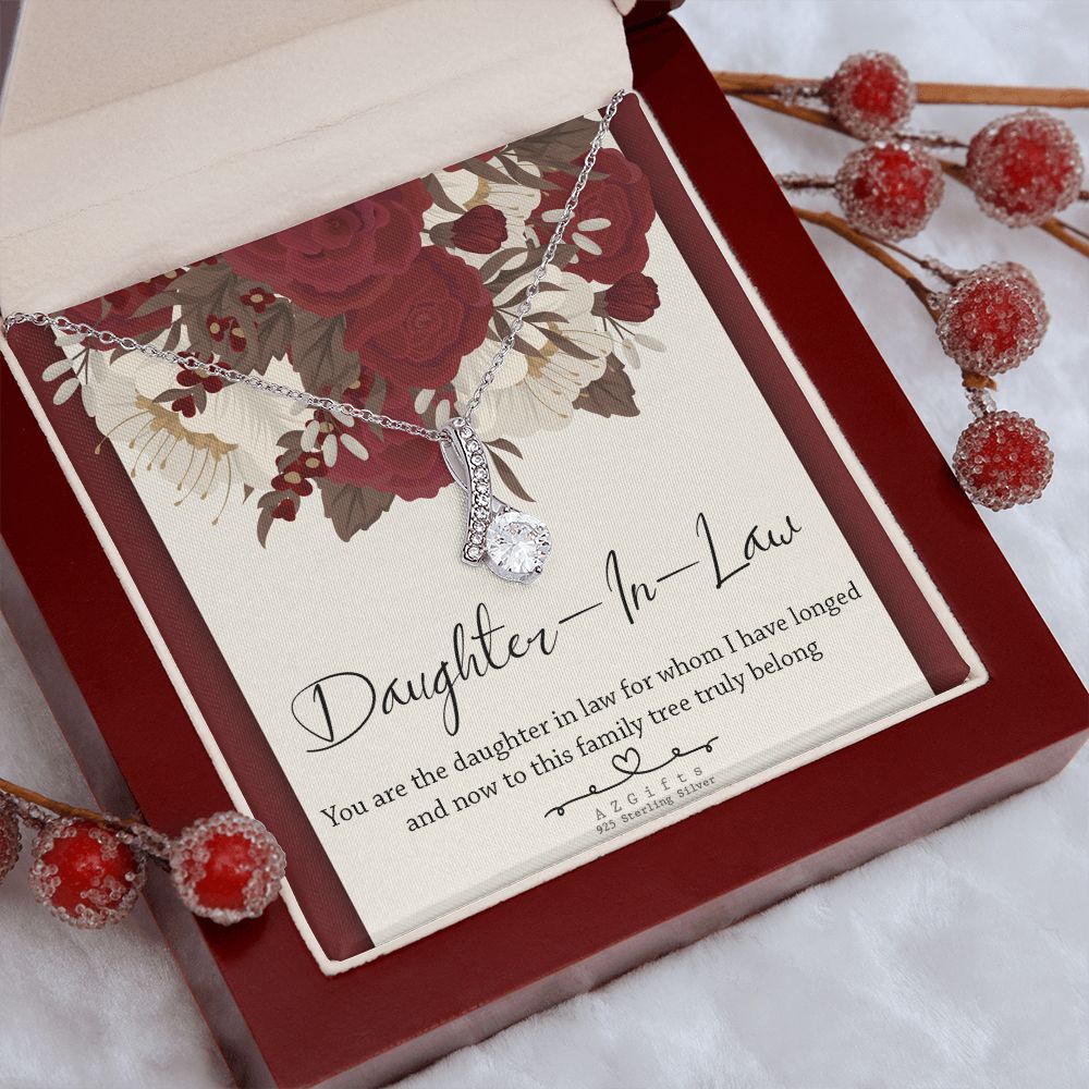 Daughter In Law Gifts Ideas, Daughter In Law Necklace, Gifts For Future Daughter In Law, Daughter In Law Birthday Gifts, Daughter-in-law Gifts From Mother In Law, Birthday Gifts For Daughter7 Alluring Beauty Necklace