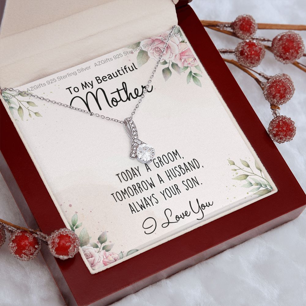 Mother Of The Groom Gift, Mother Of The Groom, Mother Of The Groom Gifts, Gift For Mother Of The Groom, Mother Of Groomw Alluring Beauty Necklace