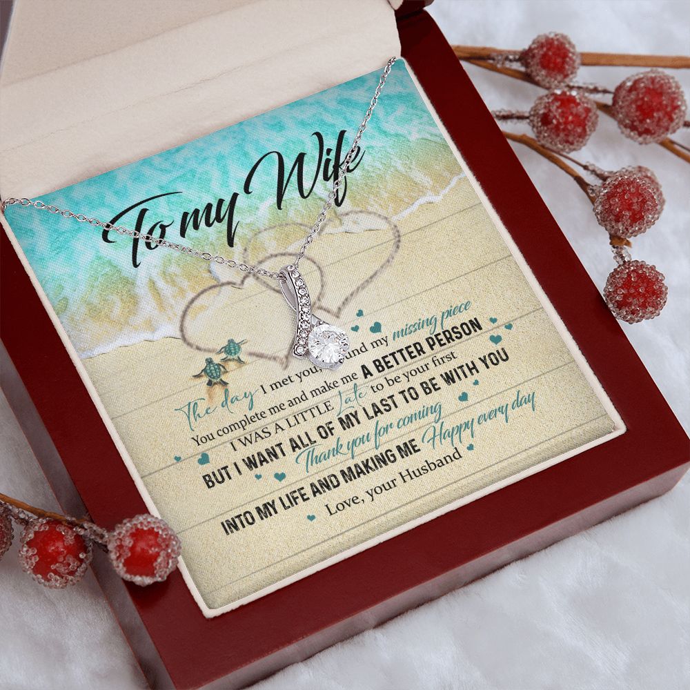To My Wife Gift Alluring Necklace Valentines Gift For Wife Necklace For Women Alluring Beauty Necklace