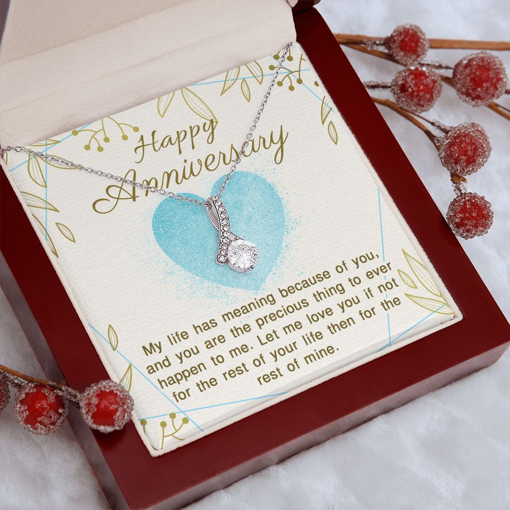 Birthday Gifts For Wife, Necklace Gifts For Wife From Husband, To My Wife Jewelry For Women , To My Wife Necklace  from Husband Wedding Anniversary Present For Wife, Beautiful Wife Jewelry Christmas16 Alluring Beauty Necklace