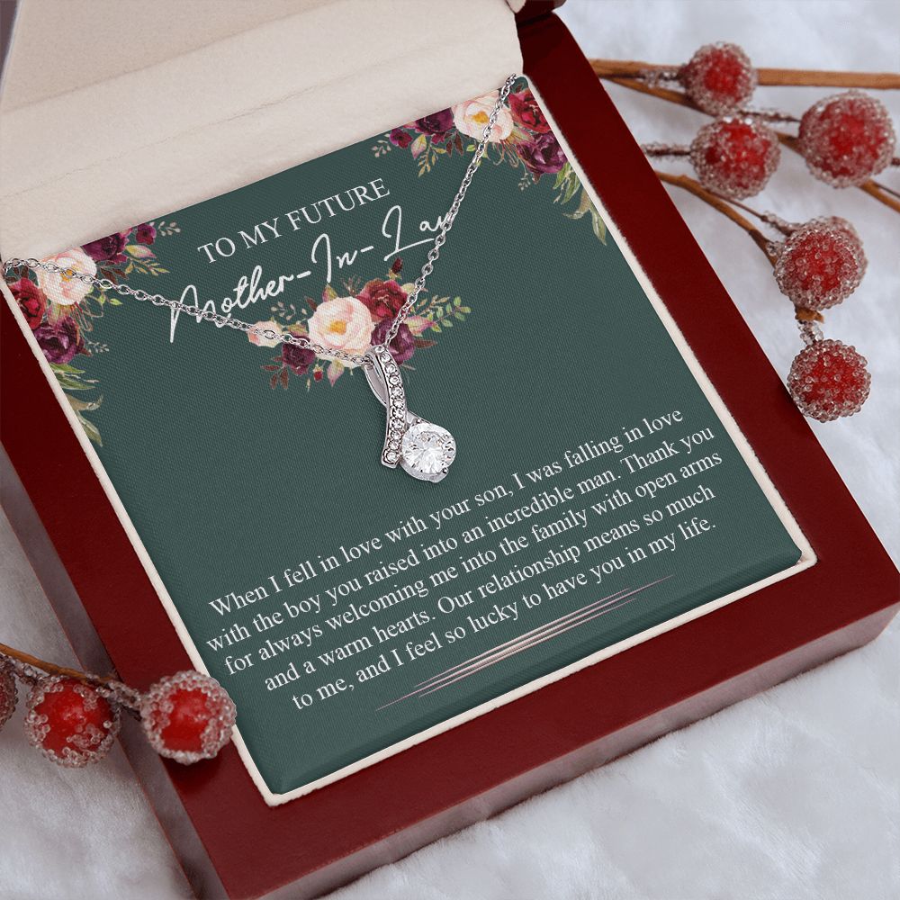Mother in Law Necklace, Jewelry for Women, Future Mother in Law Gifts from Daughter in Law, Mother of Bride Gifts For Mother in Law, Birthday Gifts For Mother In Law From Daughter In Law5 Alluring Beauty Necklace