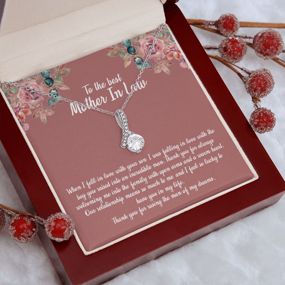 Mother in Law Necklace, Jewelry for Women, Future Mother in Law Gifts from Daughter in Law, Mother of Bride Gifts For Mother in Law, Birthday Gifts For Mother In Law From Daughter In Law11 Alluring Beauty Necklace