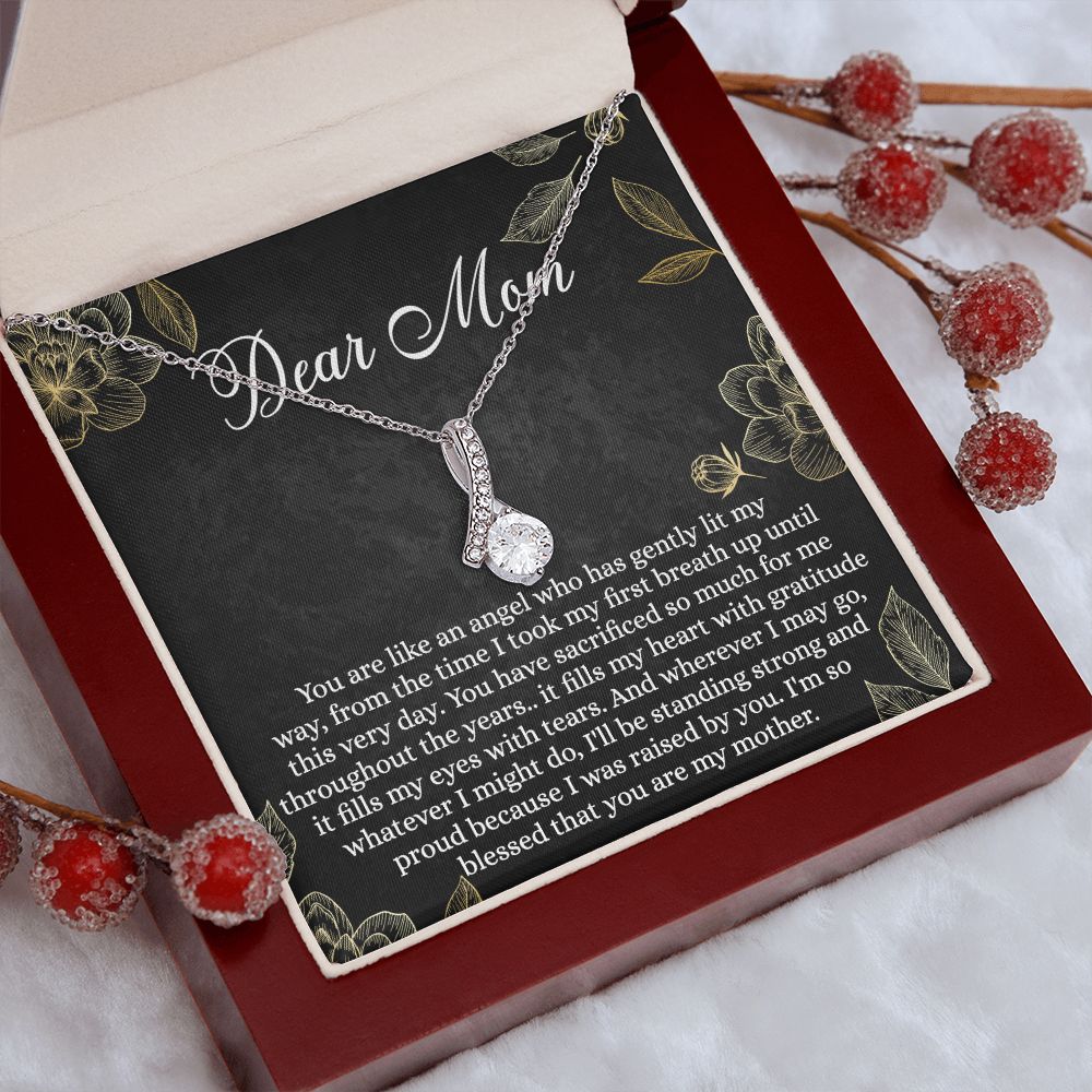 Mothers Day Gifts From Son Daughter Kids Gifts For Mom Birthday Unique Mothers Day Necklace Gift Idea Sentimental Mom Christmas Present Alluring Beauty Necklace