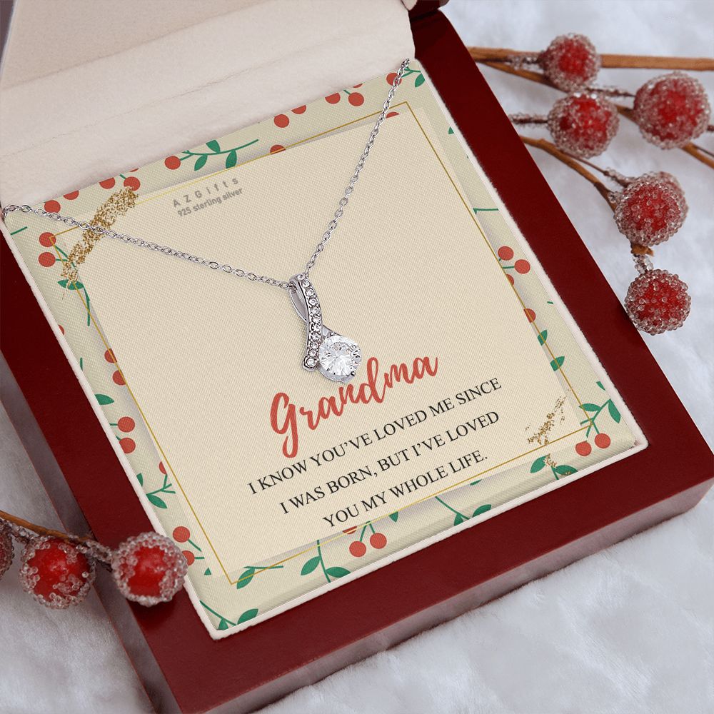 To My Grandma Necklace, Gift for Grandmother Necklace, Mothers Day Gift For Grandma Nana, Grandma Jewelry From Grandchildren GrandKids , Jewelry Box Gift For Grandma Grandmother15 Alluring Beauty Necklace