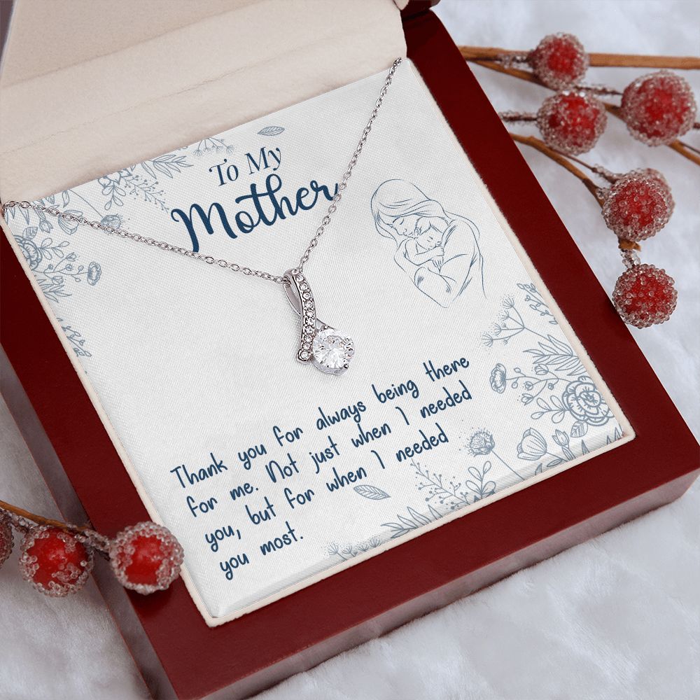 To My Mom Necklace Pendant Gift From Daughter Necklace I Needed You Most Gift For To Mom Happy Mother's Day Mother In Law Gift On Birthday Anniversary Gift 30821 Alluring Beauty Necklace
