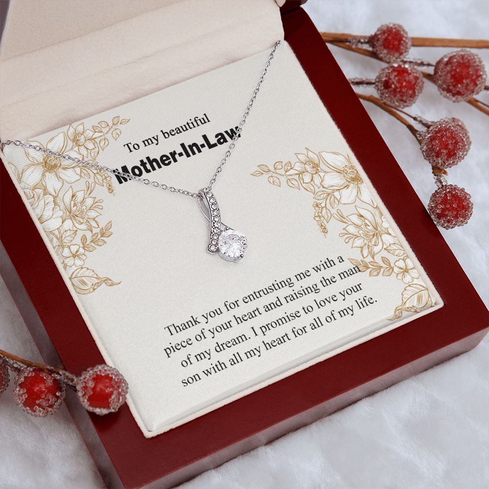 Mother in Law Necklace, Jewelry for Women, Future Mother in Law Gifts from Daughter in Law, Mother of Bride Gifts For Mother in Law, Birthday Gifts For Mother In Law From Daughter In Law14 Alluring Beauty Necklace