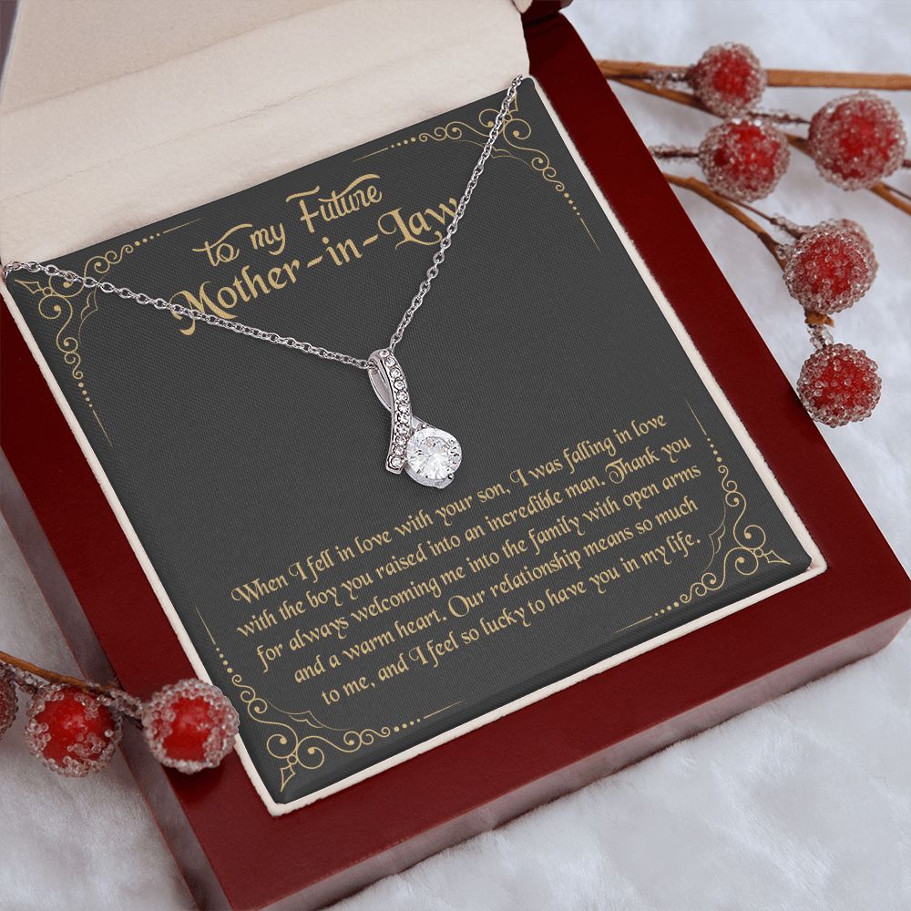 Mother in Law Necklace, Jewelry for Women, Future Mother in Law Gifts from Daughter in Law, Mother of Bride Gifts For Mother in Law, Birthday Gifts For Mother In Law From Daughter In Law10 Alluring Beauty Necklace