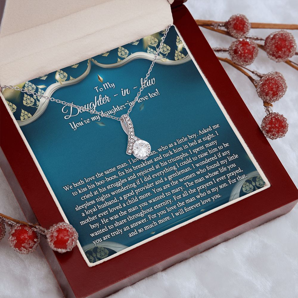 Daughter In Law Gifts Ideas, Daughter In Law Necklace, Gifts For Future Daughter In Law, Daughter In Law Birthday Gifts, Daughter-in-law Gifts From Mother In Law, Birthday Gifts For Daughter2 Alluring Beauty Necklace