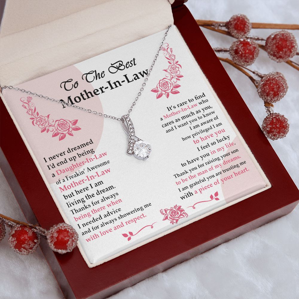 Mother in Law Necklace, Jewelry for Women, Future Mother in Law Gifts from Daughter in Law, Mother of Bride Gifts For Mother in Law, Birthday Gifts For Mother In Law From Daughter In Law6 Alluring Beauty Necklace