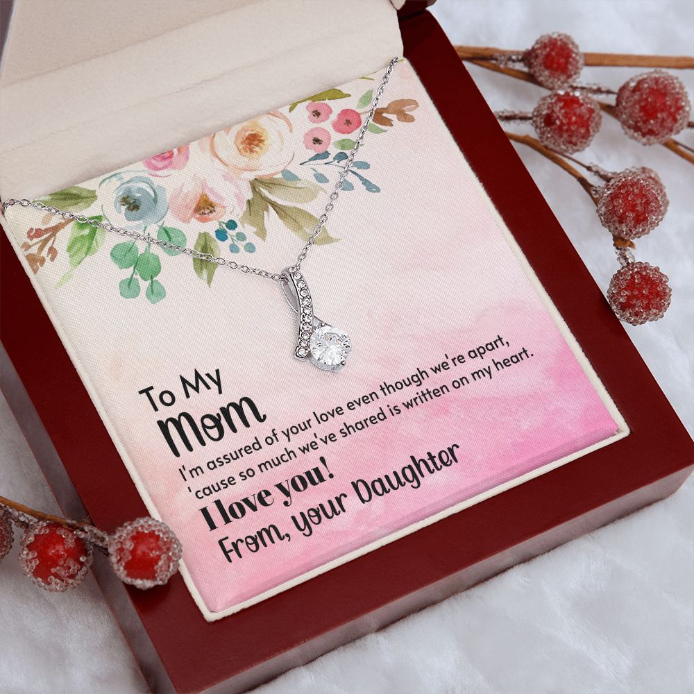 To My Mom Necklace, Gift For Mom, Mother's Day Gift from Daughter, Mom Jewelry Gift for Mothers Day, Birthday Gift for Mother, Moms Gift from Daughter Son, Necklace for Mom Mother 21 Alluring Beauty Necklace