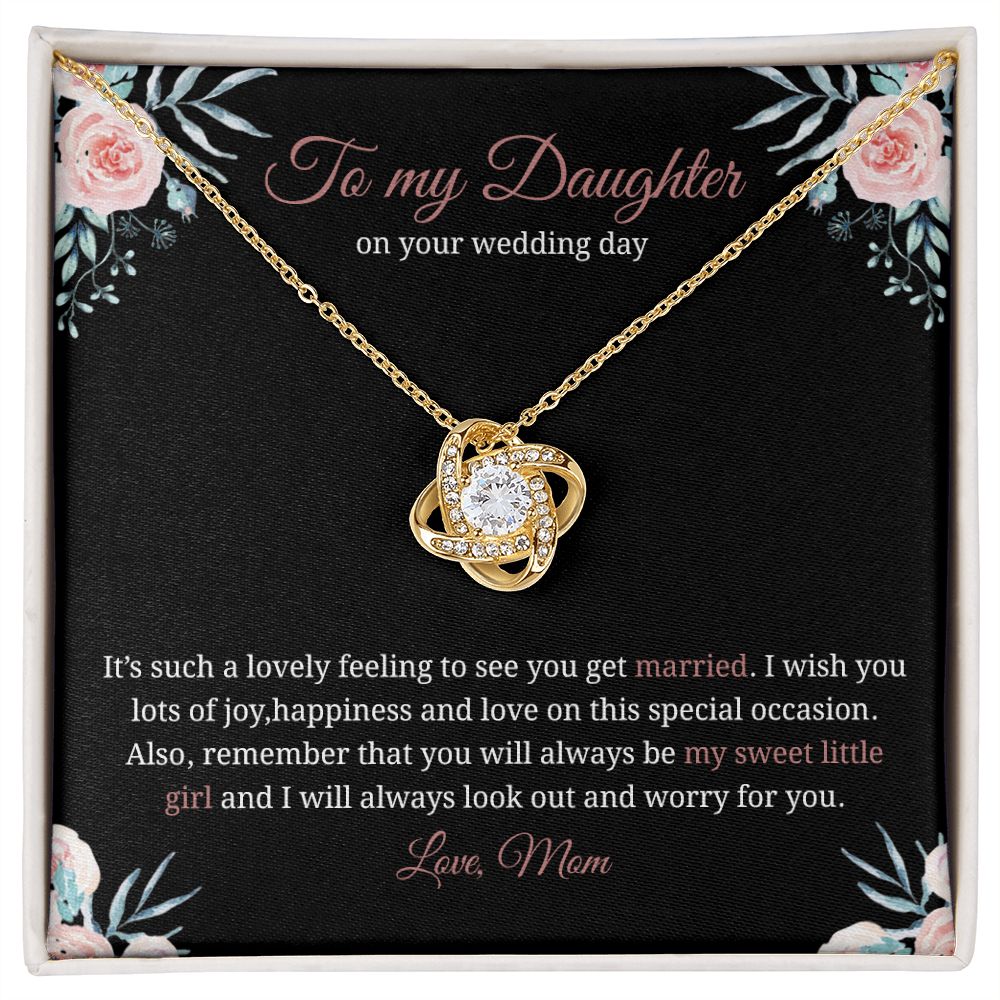 To my Daughter on your Wedding Daygift for Her Bride gift from Mom to Daughter