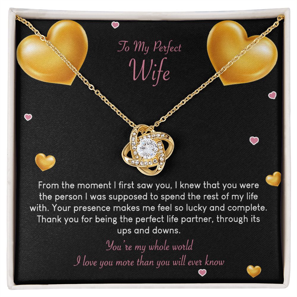 To my wife necklace and earrings Jewelry set wife birthday Anniversary gift 175138894606