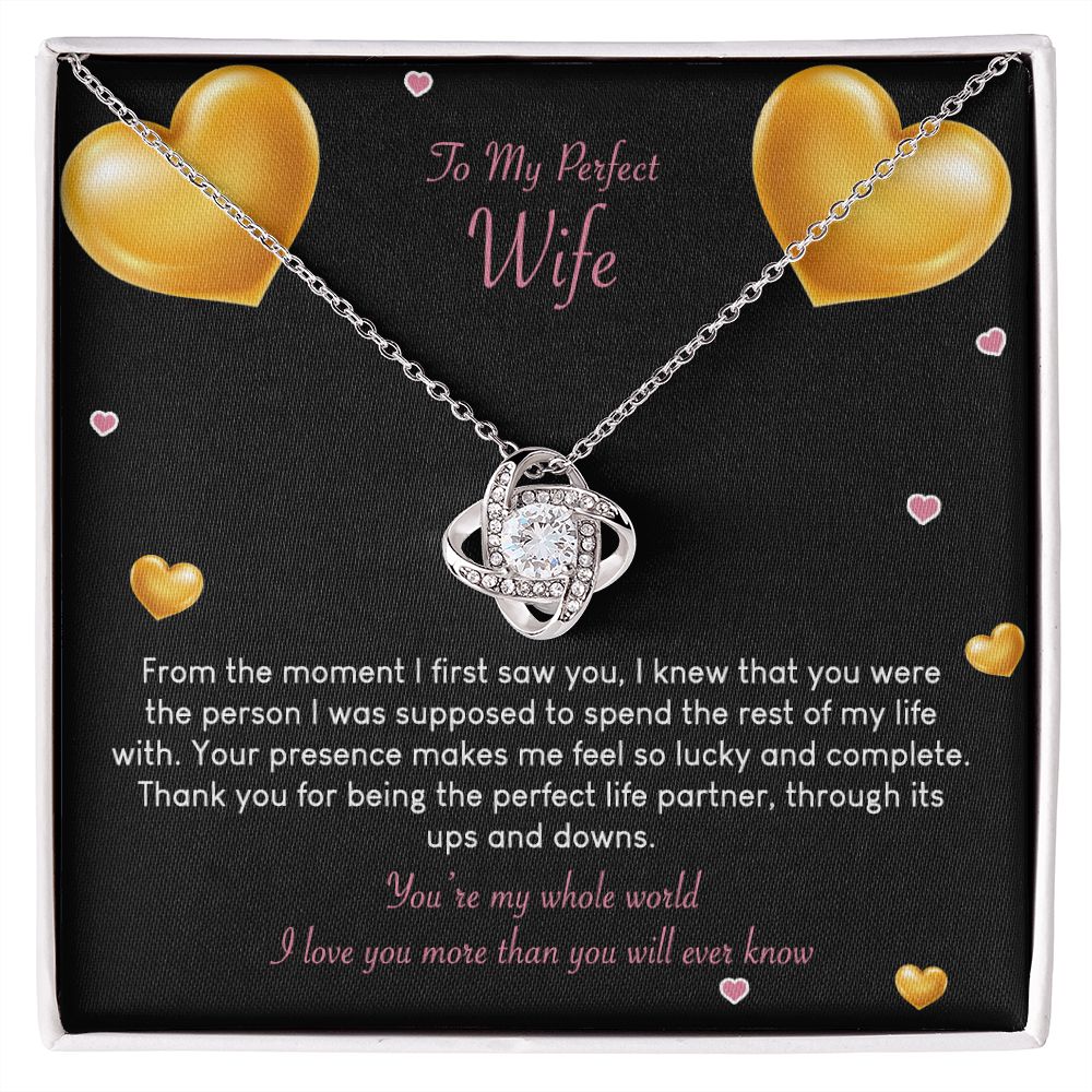 To my wife necklace and earrings Jewelry set wife birthday Anniversary gift 175138894606