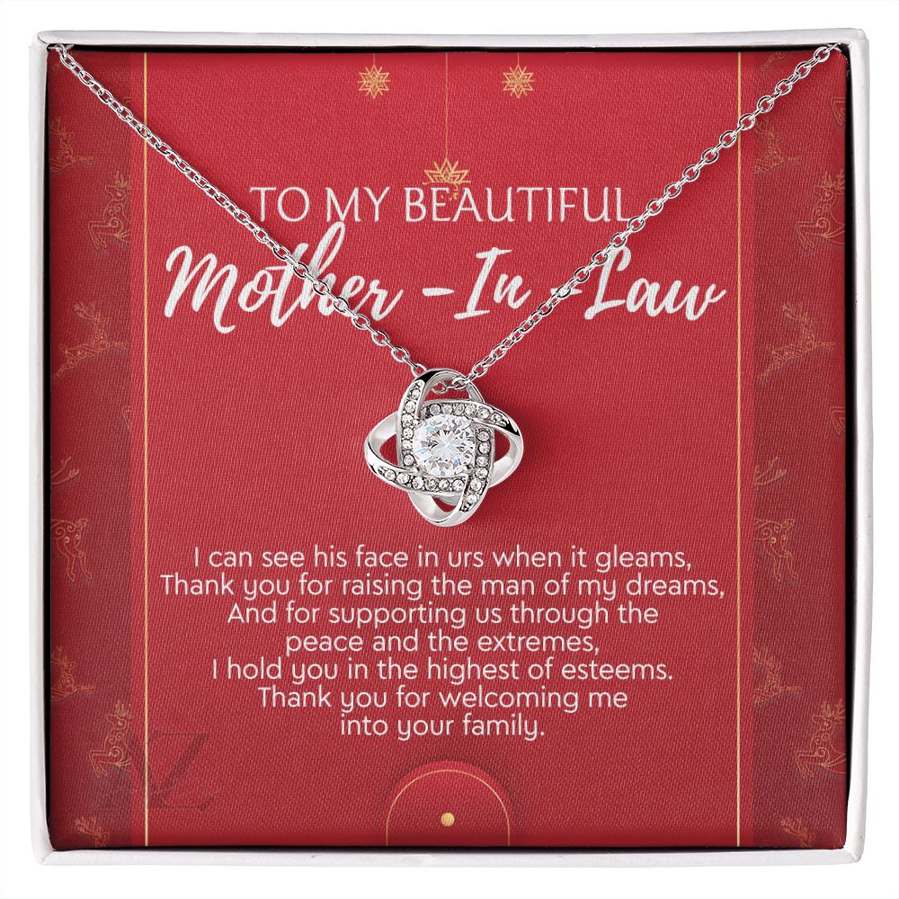 Christmas Gift for Mother in Law Present, Mother in Law Necklace, Jewelry for Boyfriend's Mom, Mother of Boyfriend Xmas Gift, Gift Idea for Mother in Law, Husband's Mom 371