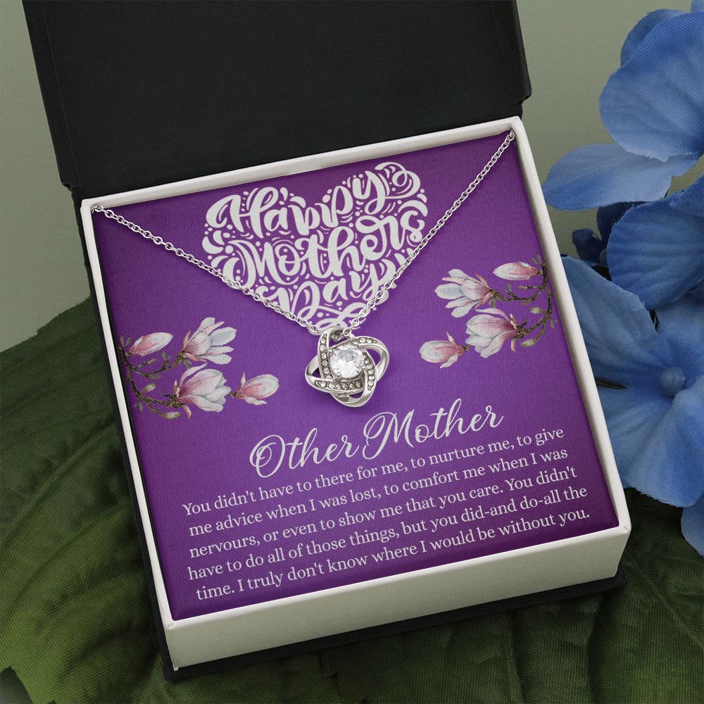 Happy Mother Day Necklace, Other Mother Love Knot Necklace Gift From Daughter, Mother And Daughter Gift Necklace Personalized Gift Necklace For Mother Pendant, Love Knot Necklace Gift For Women Love Knot Necklace 6323