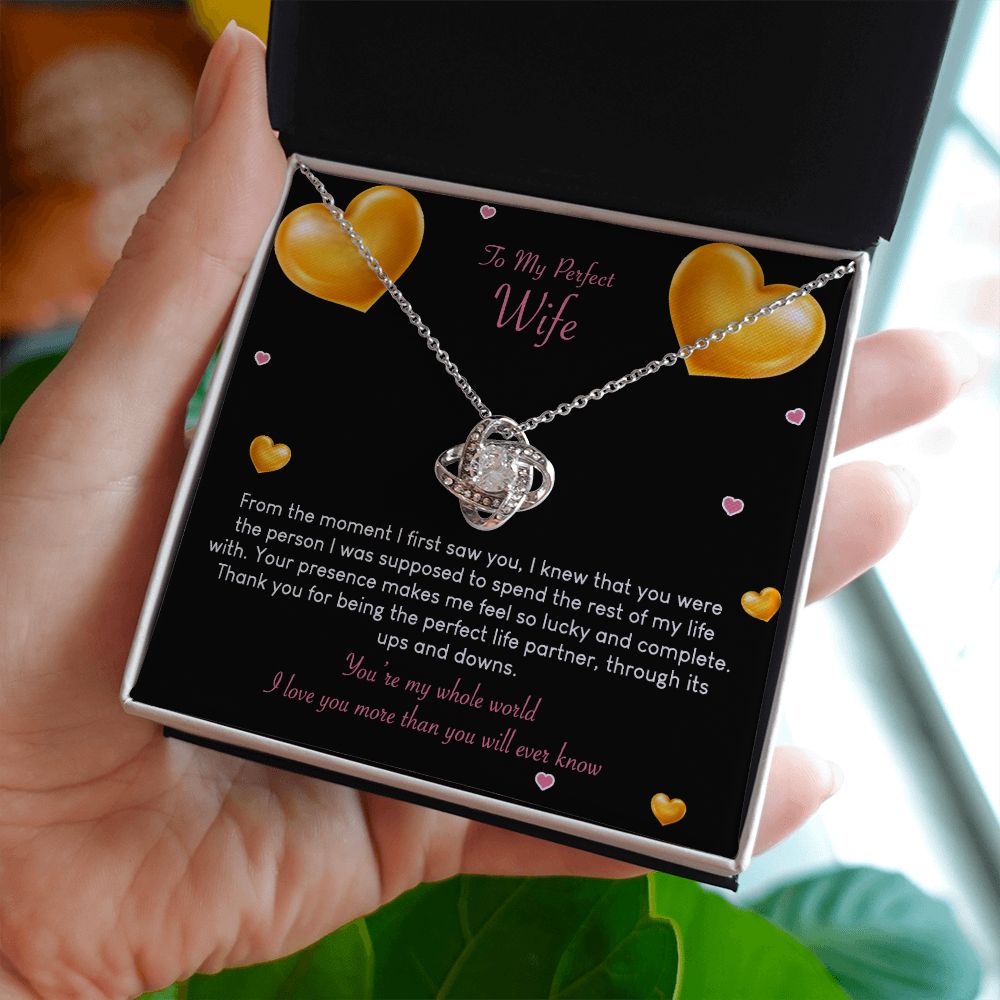To my wife necklace and earrings Jewelry set wife birthday Anniversary gift 175138894606