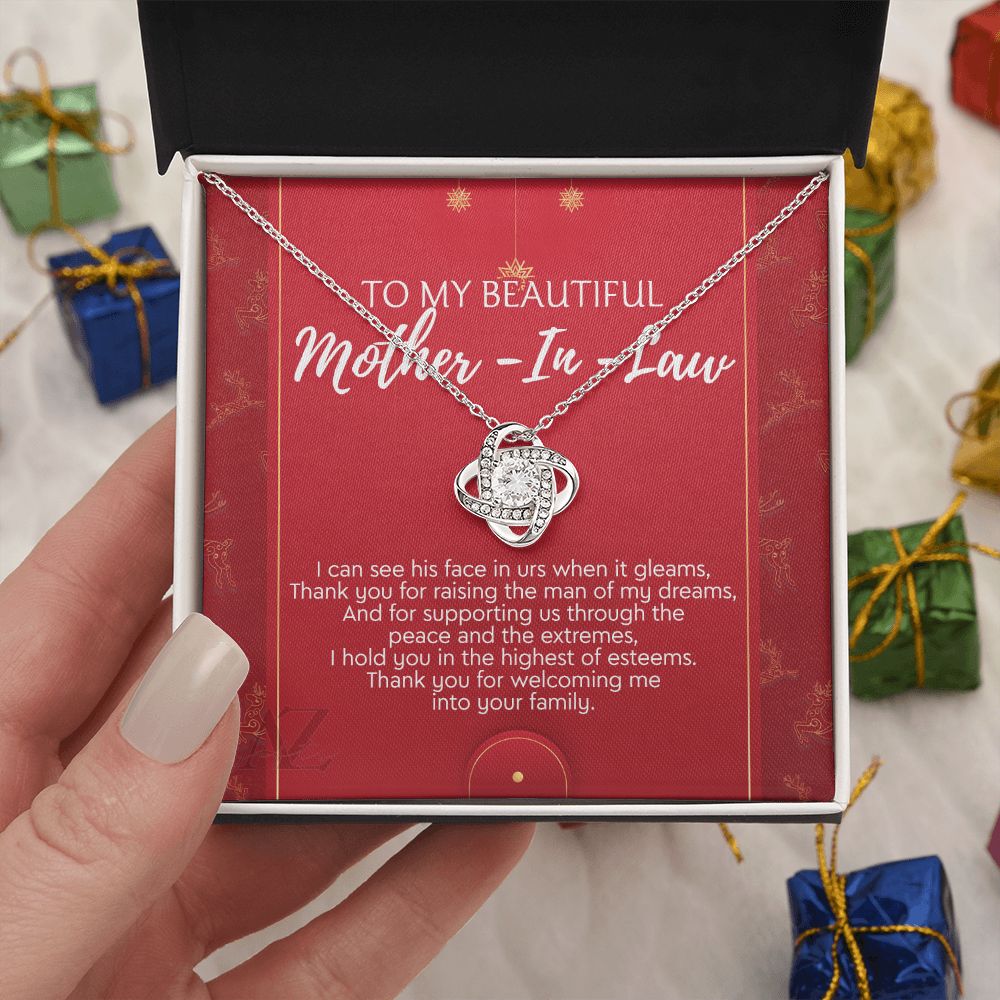 Christmas Gift for Mother in Law Present, Mother in Law Necklace, Jewelry for Boyfriend's Mom, Mother of Boyfriend Xmas Gift, Gift Idea for Mother in Law, Husband's Mom 371