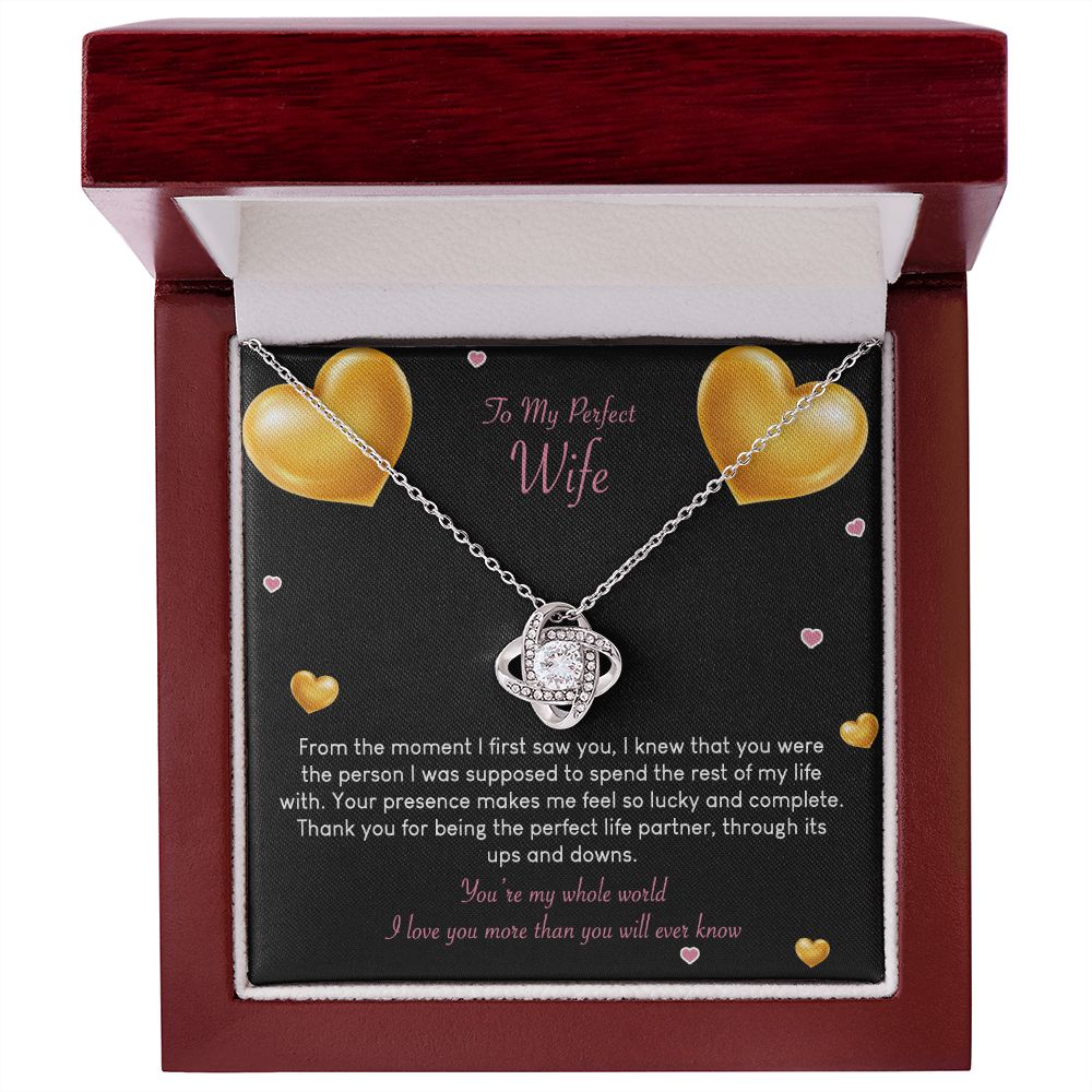 To my wife necklace and earrings Jewelry set wife birthday Anniversary gift 175138894606