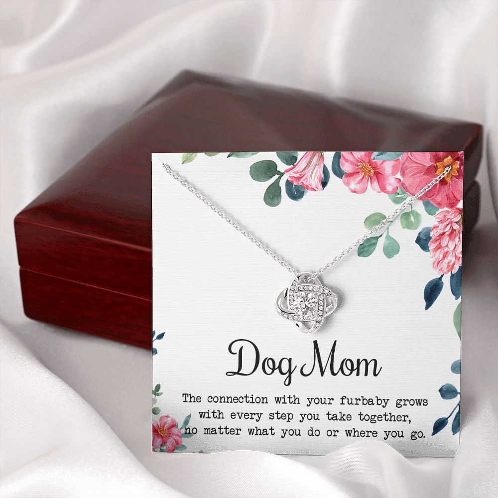 Dog Mom Necklace, To My Dog Mom Love Knot Necklace From Daughter Son To Mom Dog Mom Pendant Gift On Christmas Birthday Necklace Gift For Mother In Law Gift Necklace, Necklace Gift For Mom, Mommy Love Knot Necklace 6323