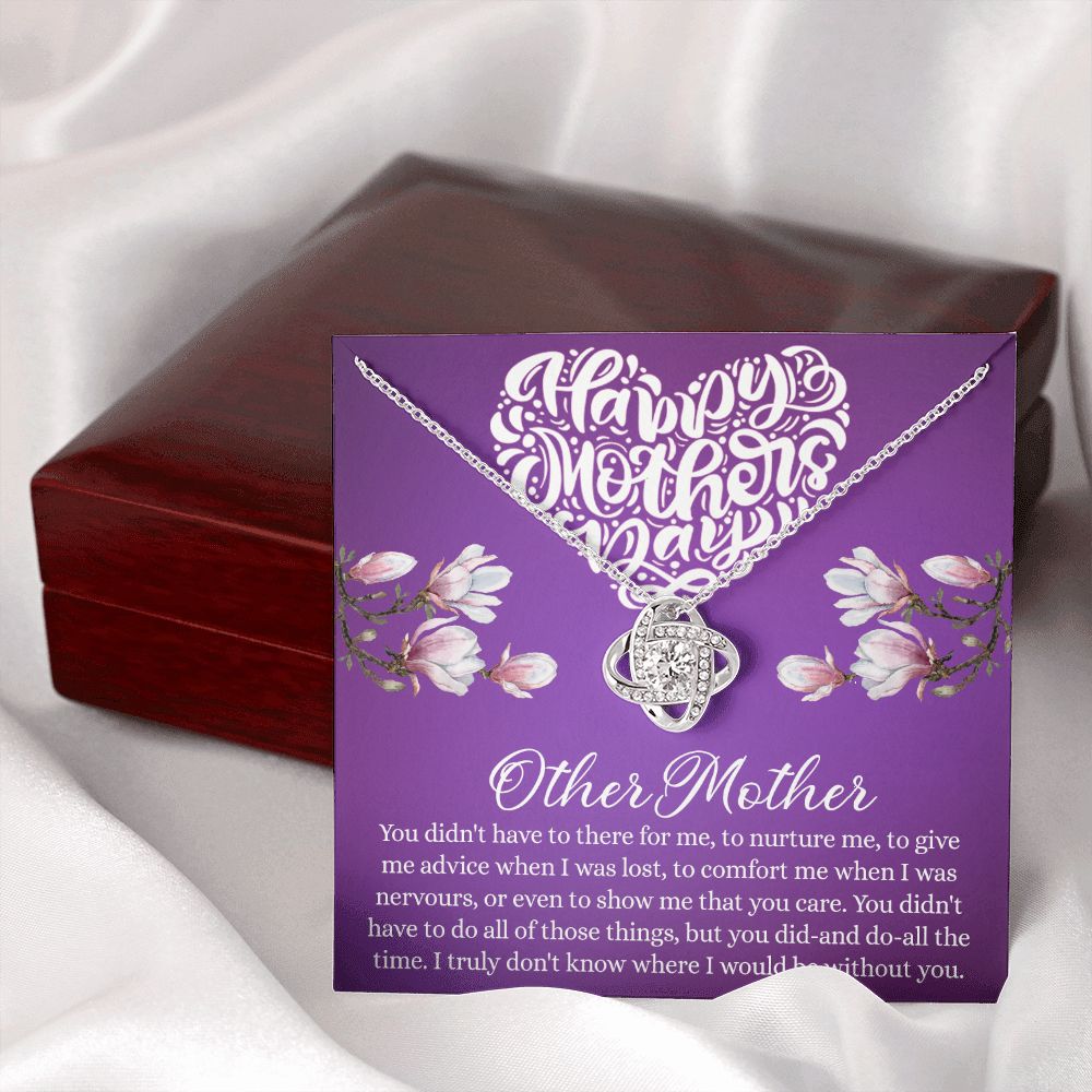 Happy Mother Day Necklace, Other Mother Love Knot Necklace Gift From Daughter, Mother And Daughter Gift Necklace Personalized Gift Necklace For Mother Pendant, Love Knot Necklace Gift For Women Love Knot Necklace 6323