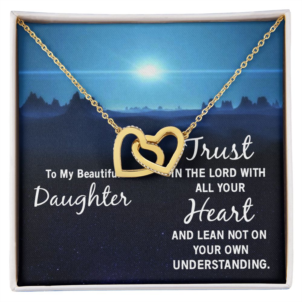 To My Daughter Necklace Gift from Mom, Mother and Daughter Jewelry Necklace for Girls, Mother Daughter Gift Ideas, Jewelry Pendant Necklace