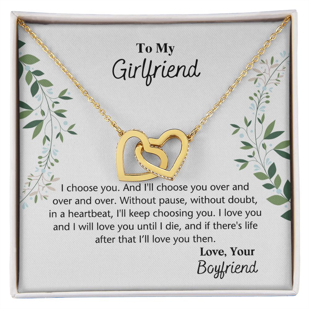 To My Girlfriend Necklace from Boyfriend To My Future Wife Necklace Jewelry For Girlfriend Gift For Girlfriend Gift for Her Romantic Birthday Valentines Day Gift For Girlfriend Gifts Necklaces