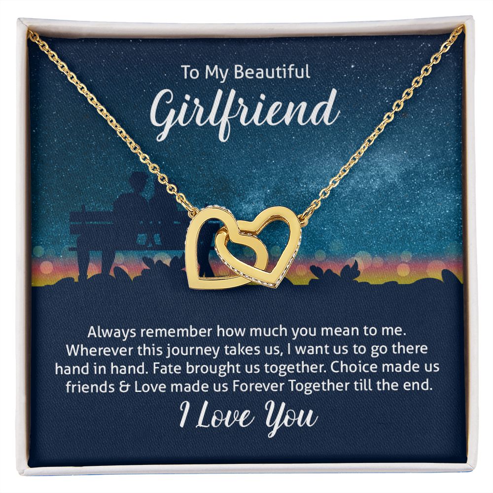To My Girlfriend Necklace from Boyfriend To My Future Wife Necklace Jewelry For Girlfriend Gift For Girlfriend Gift for Her Romantic Birthday Valentines Day Gift For Girlfriend Gifts Necklaces
