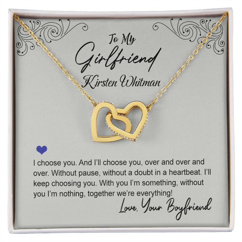To My Girlfriend Necklace from Boyfriend To My Future Wife Necklace Jewelry For Girlfriend Gift For Girlfriend Gift for Her Romantic Birthday Valentines Day Gift For Girlfriend Gifts Necklaces