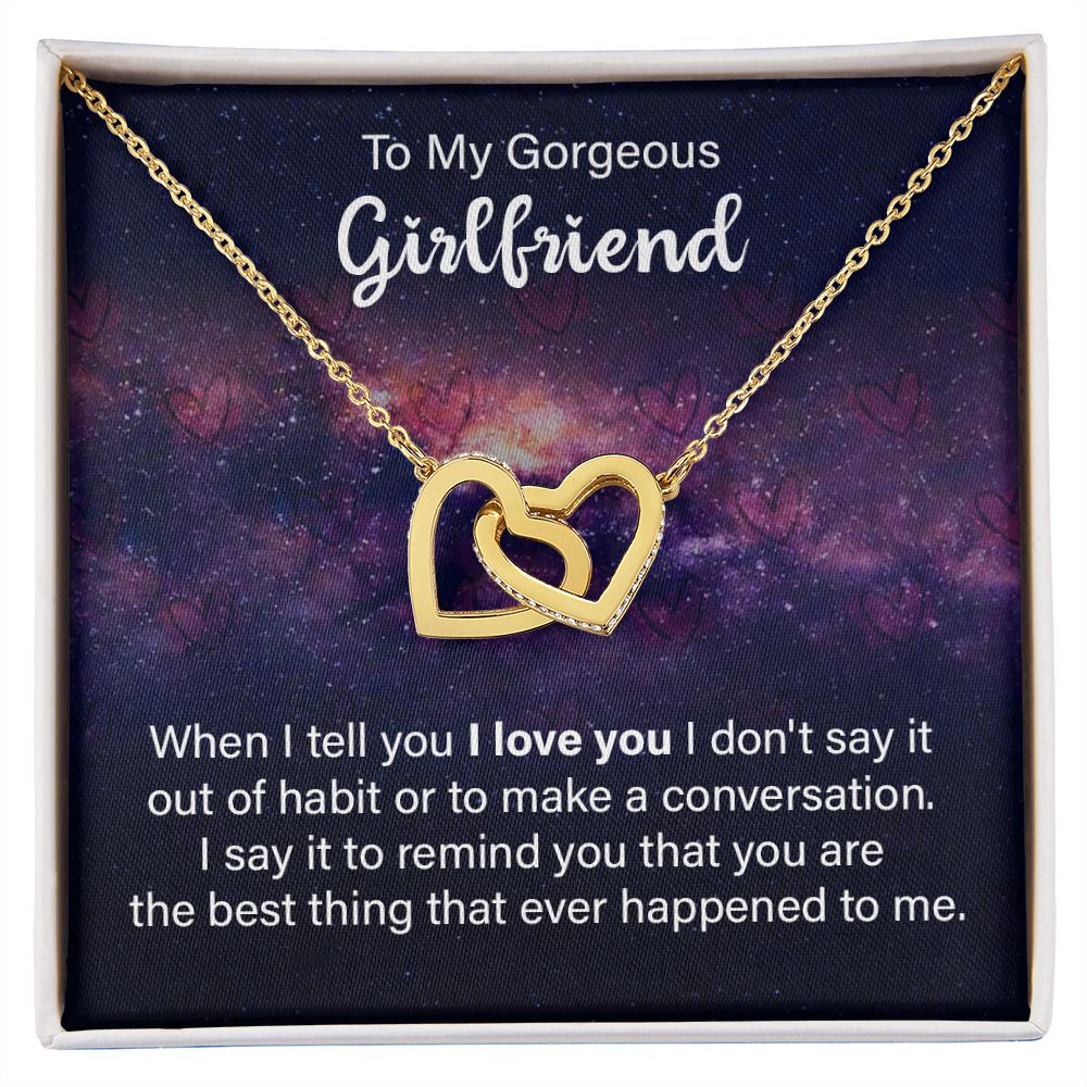 To My Girlfriend Necklace from Boyfriend To My Future Wife Necklace Jewelry For Girlfriend Gift For Girlfriend Gift for Her Romantic Birthday Valentines Day Gift For Girlfriend Gifts Necklaces