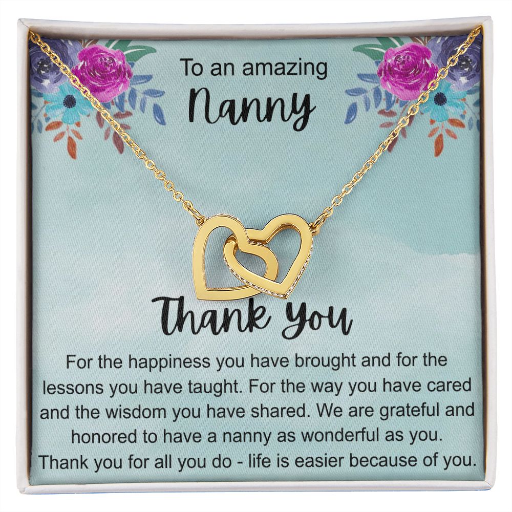 To My Grandma Necklace, Gift for Grandmother Necklace, Mothers Day Gift For Grandma Nana, Grandma Jewelry From Grandchildren GrandKids , Jewelry Box Gift For Grandma Grandmother