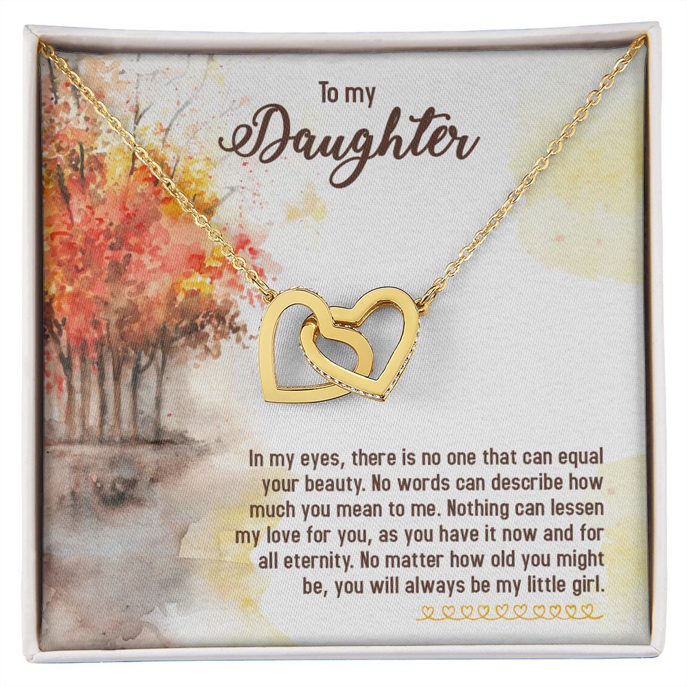 To My Daughter Necklace Gift from Mom, Mother and Daughter Jewelry Necklace for Girls, Mother Daughter Gift Ideas, Jewelry Pendant Necklace