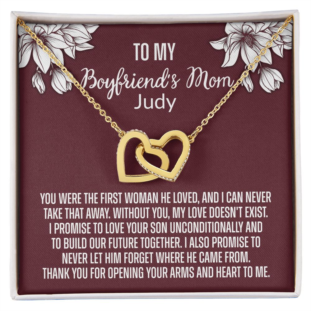To My Boyfriend Mom Gift Necklace for Boyfriends Mom Gift Mother in Law Jewelry Gift Birthday Gift For Boyfriend's Mom Gift for Boyfriends Mom Gift for Boyfriend's Mom