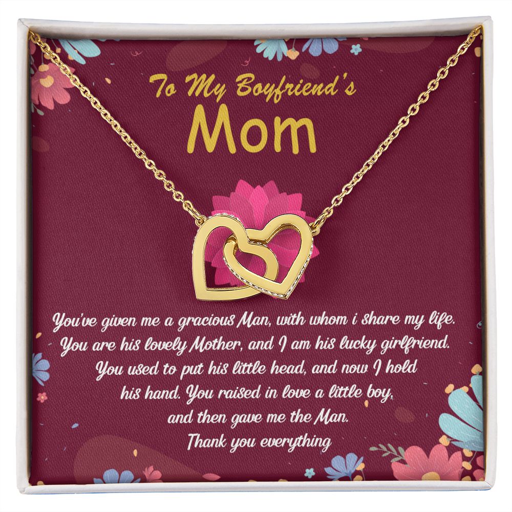 To My Boyfriend Mom Gift Necklace for Boyfriends Mom Gift Mother in Law Jewelry Gift Birthday Gift For Boyfriend's Mom Gift for Boyfriends Mom Gift for Boyfriend's Mom