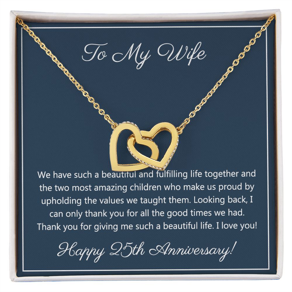 25th Wedding Anniversary Gift For Wife, 25th Anniversary Gifts Gift for Her 175038969605