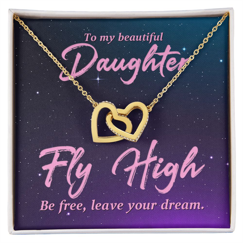 To My Daughter Necklace Gift from Mom, Mother and Daughter Jewelry Necklace for Girls, Mother Daughter Gift Ideas, Jewelry Pendant Necklace