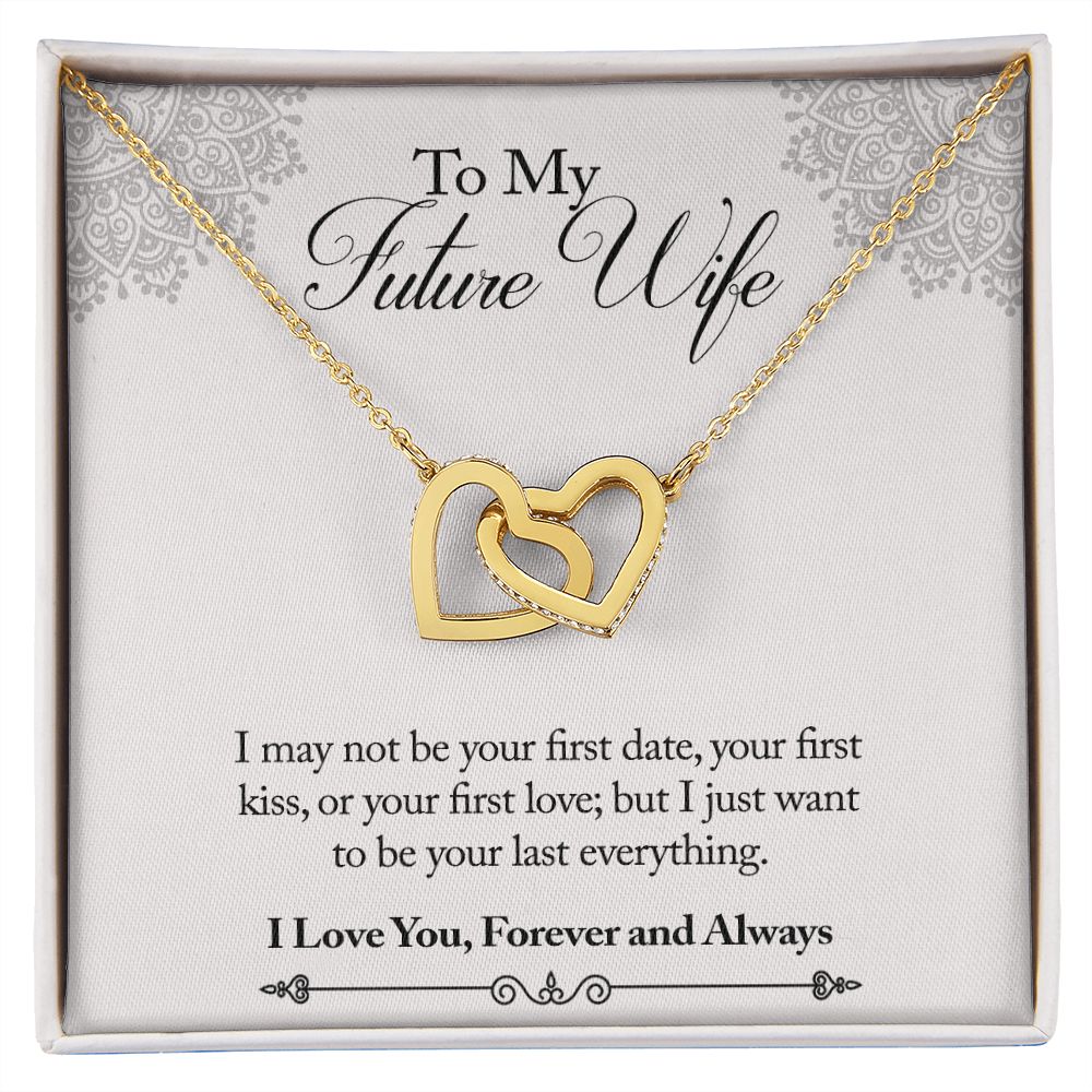 To My Future Wife Necklace from Boyfriend, Personalized Necklace for Women, Luxury Necklace for Girlfriend, Wedding Anniversary Present For Her, Girlfriend Gift Jewelry Christmas Birthday Gift