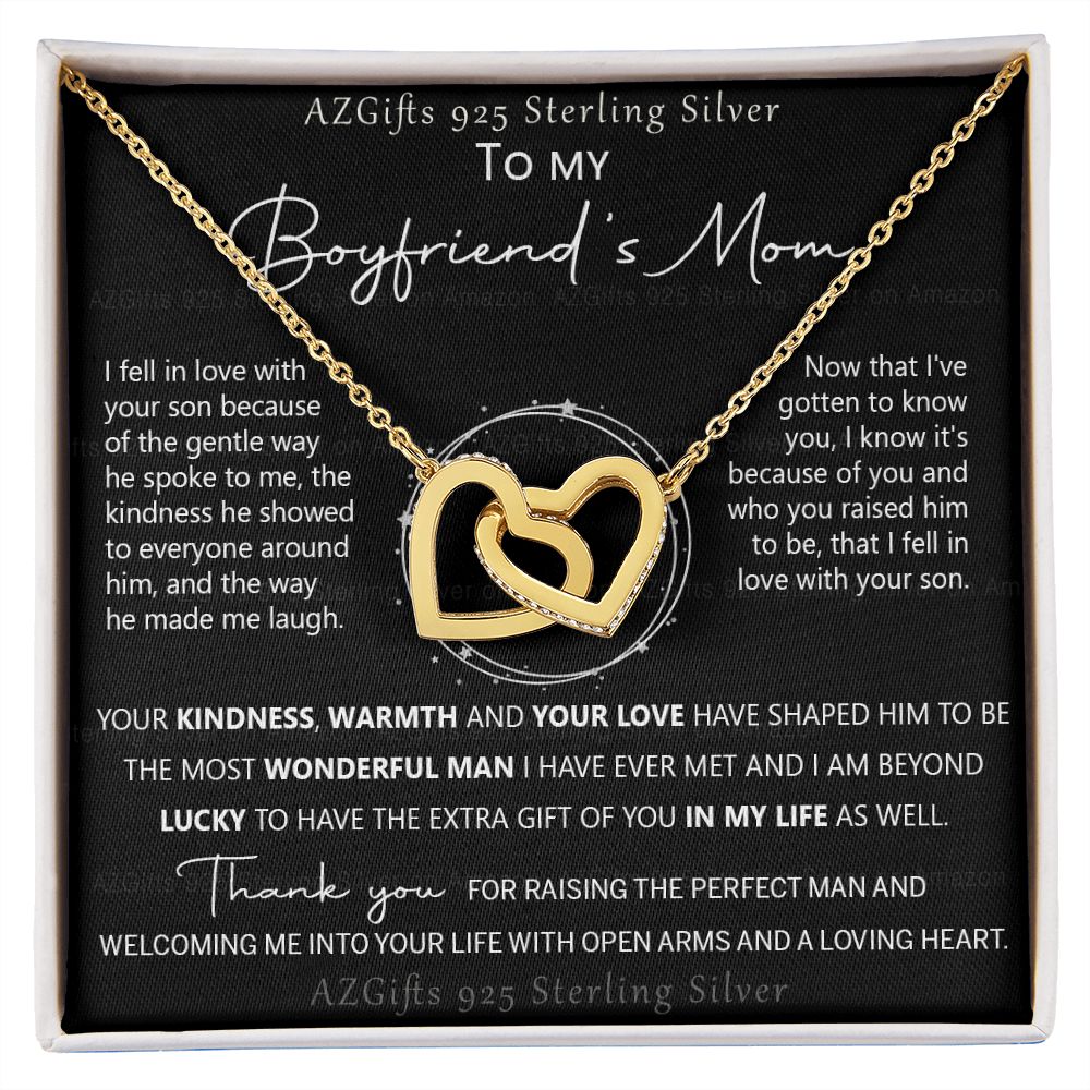 To My Boyfriend's Mom Necklace, Gift for Boyfriend's Mom, Boyfriend's Mom Gift, Boyfriends Mom Birthday Gift, Mother's Day Gift for Boyfriends Mom, Boyfriend Mom Jewelry