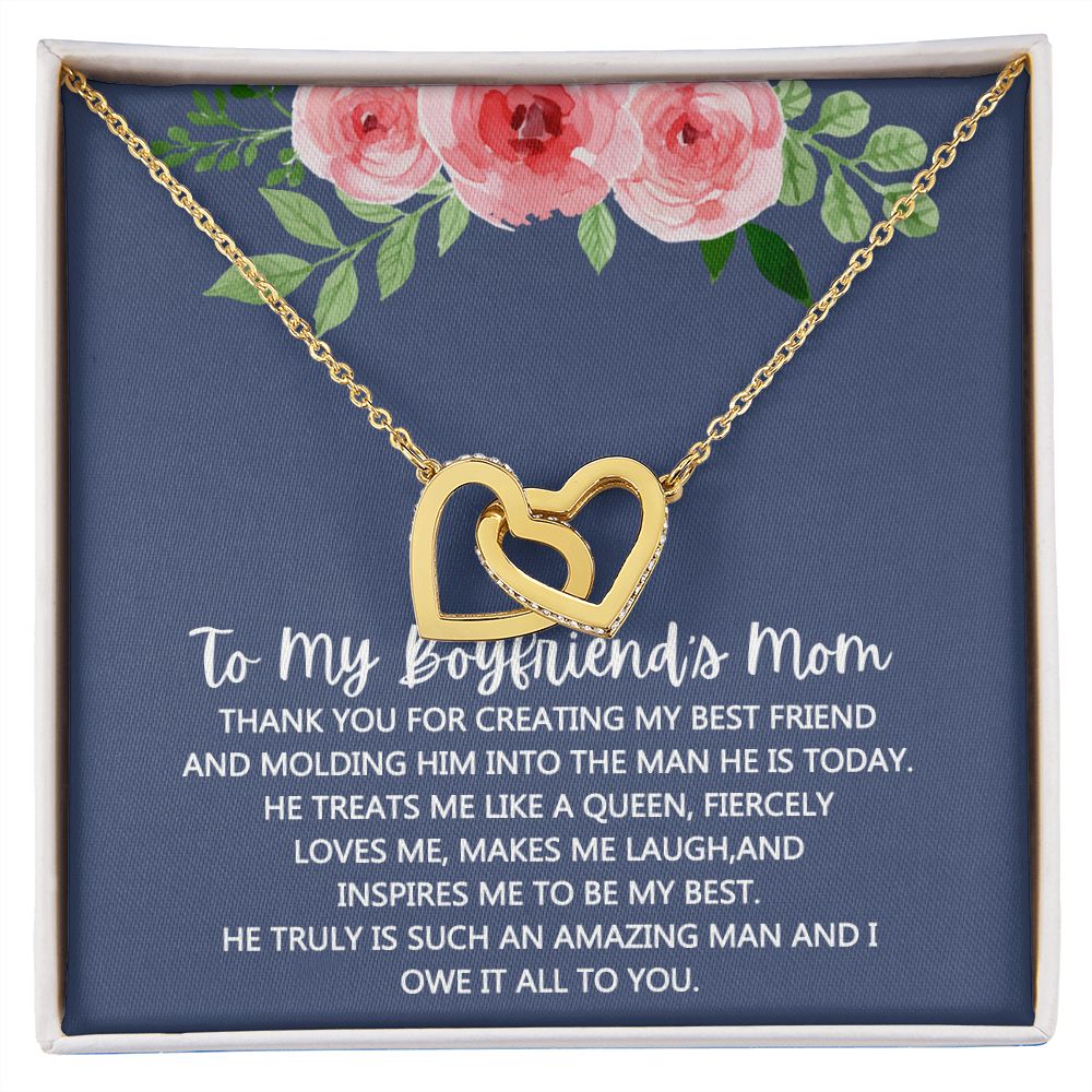 To My Boyfriend Mom Gift Necklace for Boyfriends Mom Gift Mother in Law Jewelry Gift Birthday Gift For Boyfriend's Mom Gift for Boyfriend Mom Gift for Boyfriend's Mom