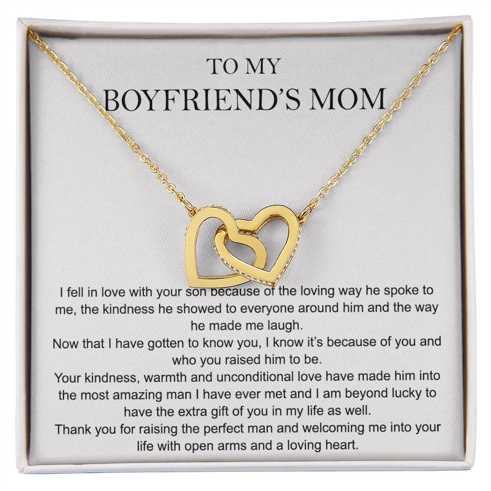 To My Boyfriend Mom Gift Necklace for Boyfriends Mom Gift Mother in Law Jewelry Gift Birthday Gift For Boyfriend's Mom Gift for Boyfriends Mom Gift for Boyfriend's Mom