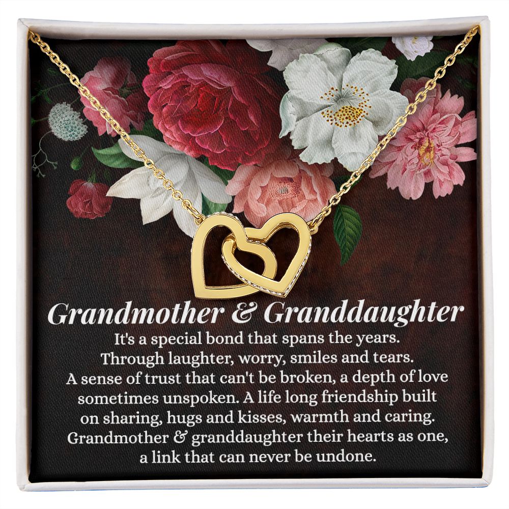 To My Grandma Necklace, Gift for Grandmother Necklace, Mothers Day Gift For Grandma Nana, Grandma Jewelry From Grandchildren GrandKids , Jewelry Box Gift For Grandma Grandmother