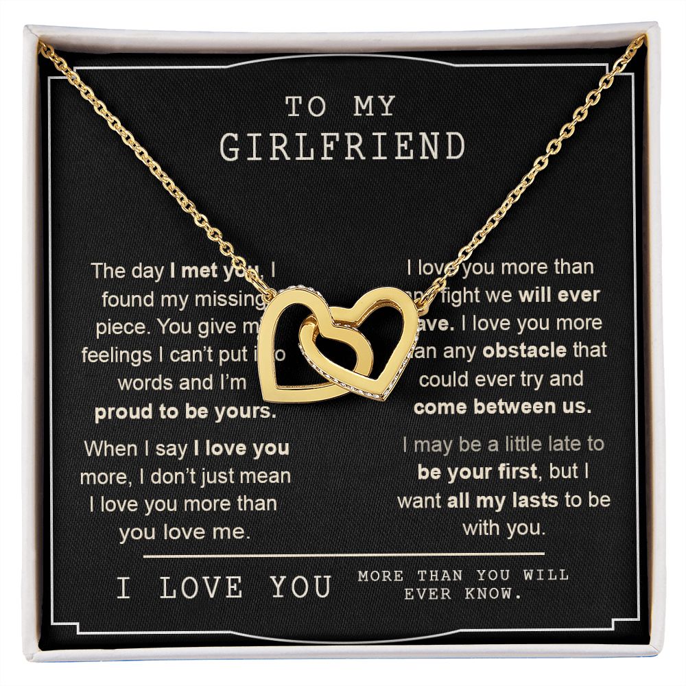 To My Girlfriend Necklace from Boyfriend To My Future Wife Necklace Jewelry For Girlfriend Gift For Girlfriend Gift for Her Romantic Birthday Valentines Day Gift For Girlfriend Gifts Necklaces
