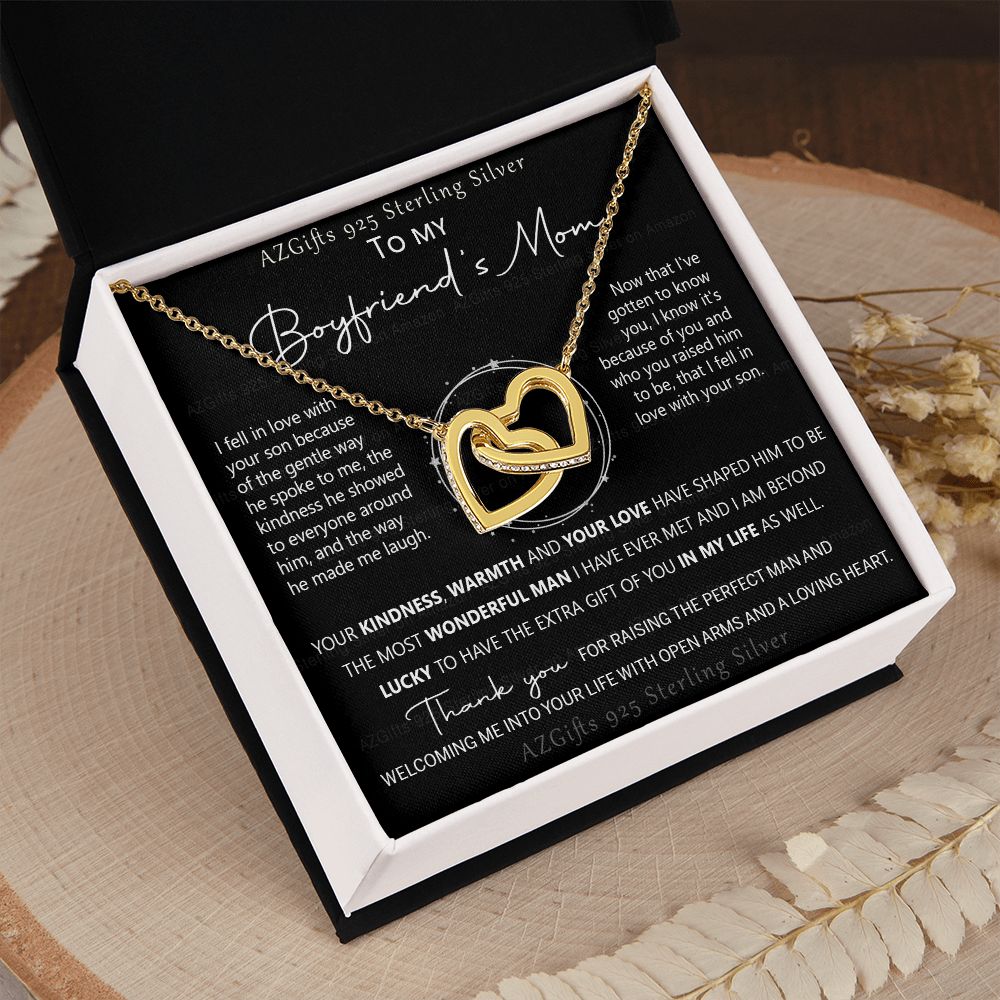 To My Boyfriend's Mom Necklace, Gift for Boyfriend's Mom, Boyfriend's Mom Gift, Boyfriends Mom Birthday Gift, Mother's Day Gift for Boyfriends Mom, Boyfriend Mom Jewelry