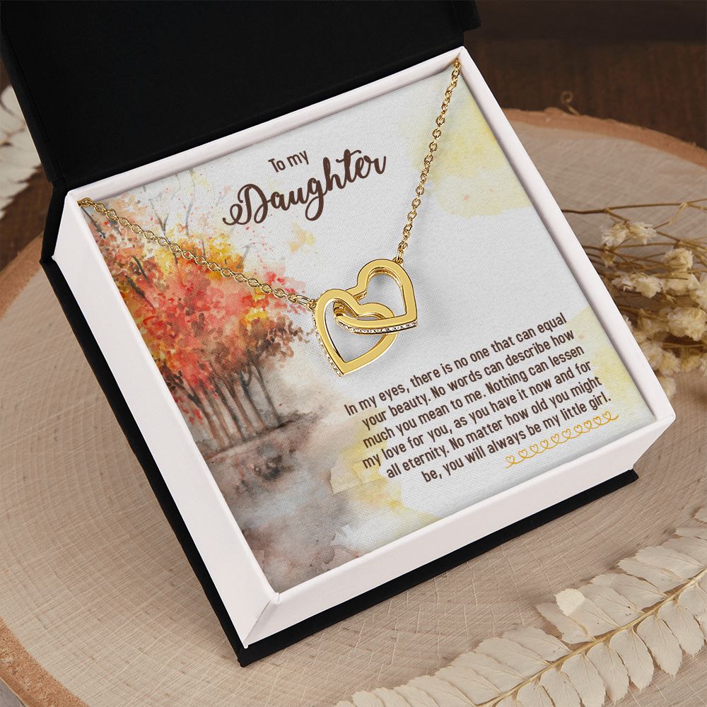 To My Daughter Necklace Gift from Mom, Mother and Daughter Jewelry Necklace for Girls, Mother Daughter Gift Ideas, Jewelry Pendant Necklace