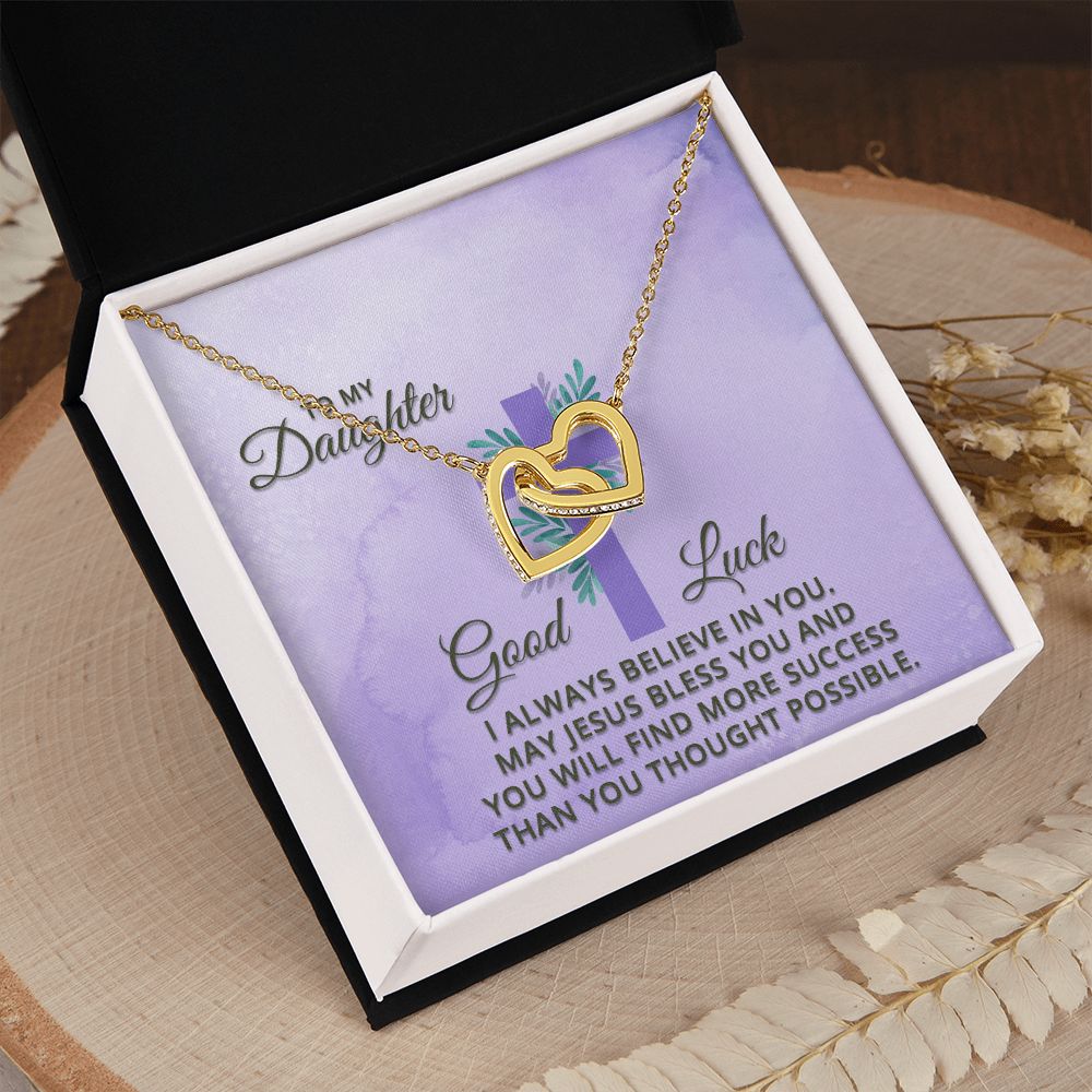 To My Daughter Necklace Gift from Mom, Mother and Daughter Jewelry Necklace for Girls, Mother Daughter Gift Ideas, Jewelry Pendant Necklace