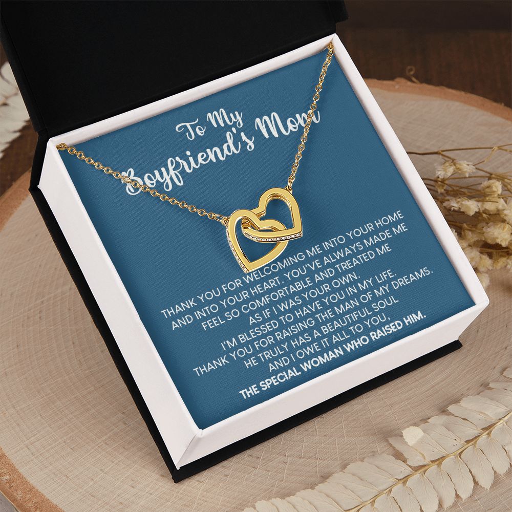 To My Boyfriend Mom Gift Necklace for Boyfriends Mom Gift Mother in Law Jewelry Gift Birthday Gift For Boyfriend's Mom Gift for Boyfriends Mom Gift for Boyfriend's Mom