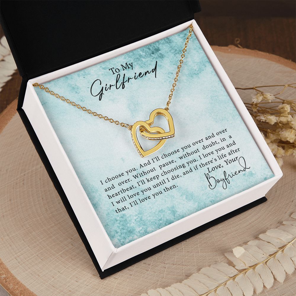 To My Girlfriend Necklace from Boyfriend To My Future Wife Necklace Jewelry For Girlfriend Gift For Girlfriend Gift for Her Romantic Birthday Valentines Day Gift For Girlfriend Gifts Necklaces