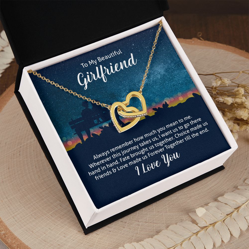 To My Girlfriend Necklace from Boyfriend To My Future Wife Necklace Jewelry For Girlfriend Gift For Girlfriend Gift for Her Romantic Birthday Valentines Day Gift For Girlfriend Gifts Necklaces